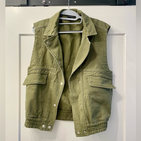 Vici Jackets & Blazers - Miou Muse Yasmin Oversized utility vest, size S/M